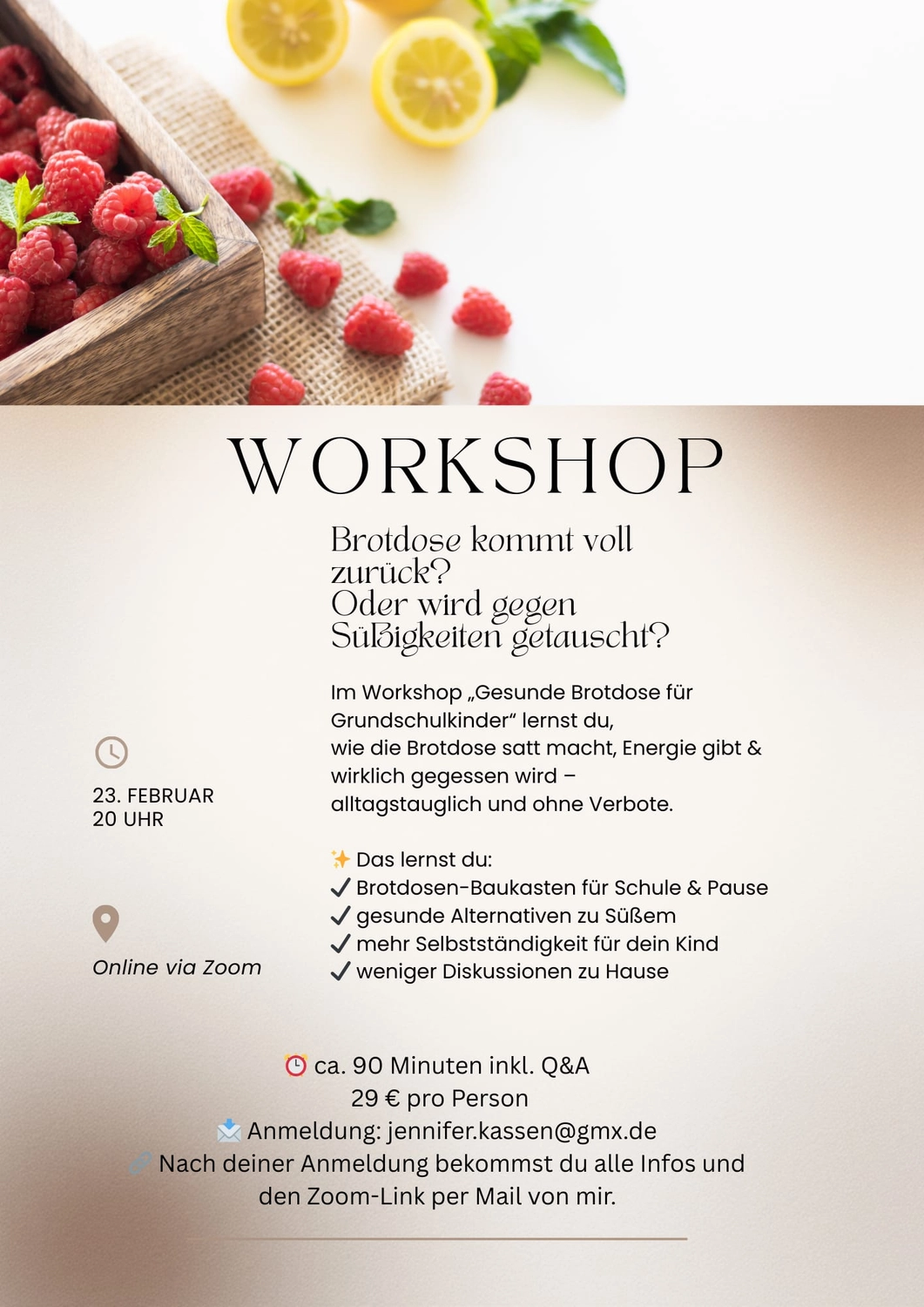 Ernährungsberatung Jennifer Kassen — Schleiden — Beikostberatung