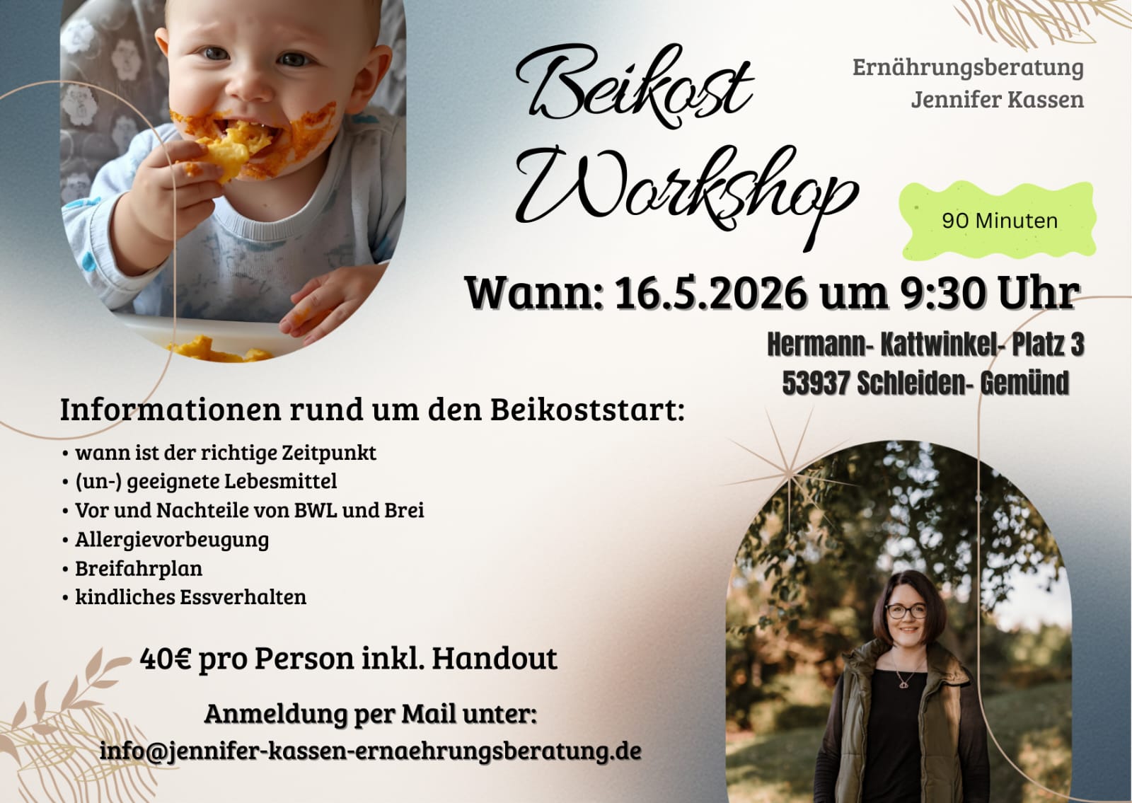 Ernährungsberatung Jennifer Kassen — Schleiden — Säuglingsberatung